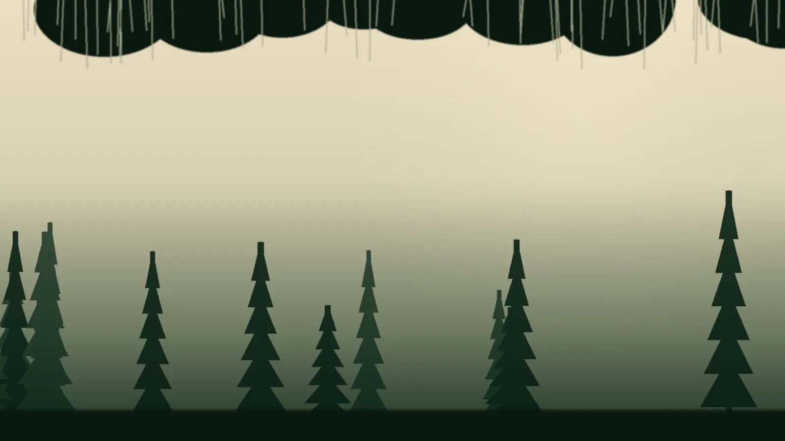 Tall pines overhanging a Tallahassee roofline, the needle-cast setup that fills gutters and roof valleys with pine straw